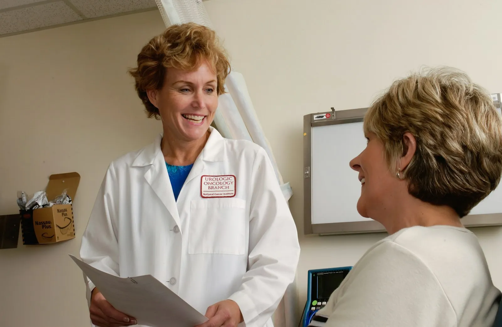 Healthcare professional providing attentive medical care to a patient